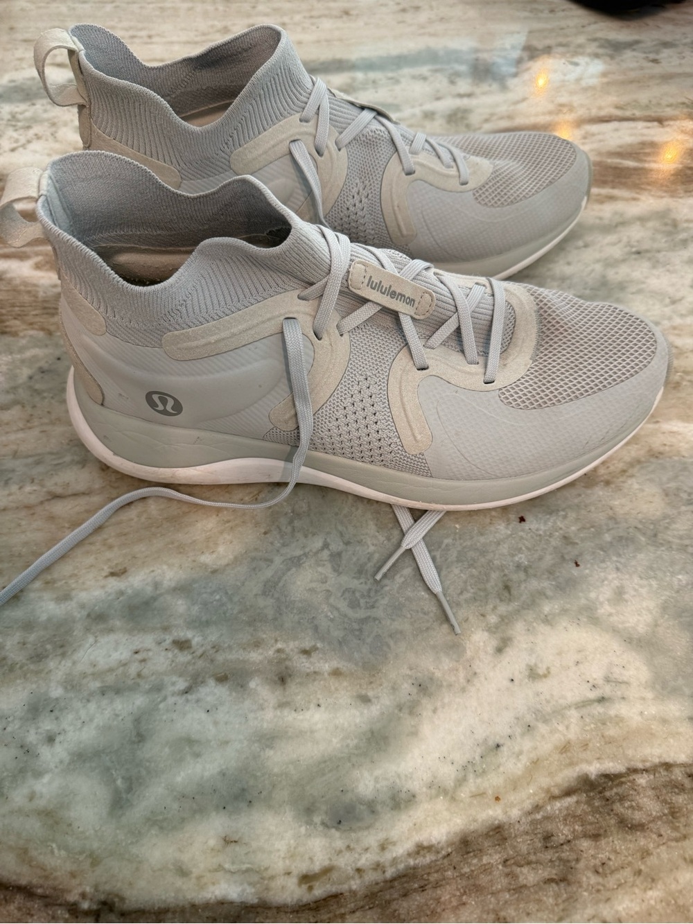 lululemon athletica Women's Chargefeel 2 Mid Workout Shoe Grey Sneakers 9.5